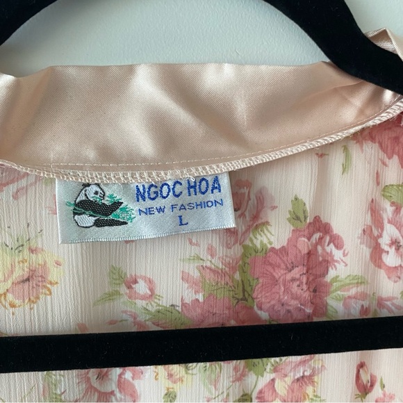 Pink Floral Kimono - Picture 3 of 5